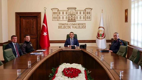 Bilecik'te Okul Güvenliği Toplantısı Yapıldı