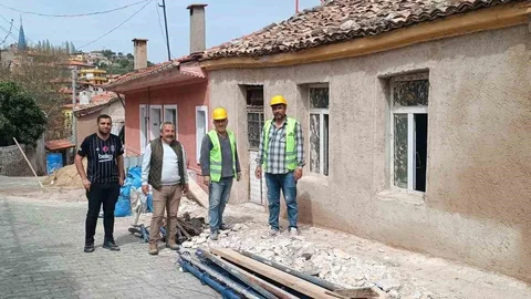 Buldan'da Tarihi Sokaklar Yenileniyor