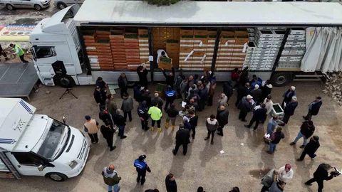 Şahinbey'de Çiftçilere Fide Desteği Verildi
