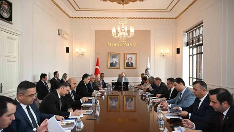 Manisa'da Okul Güvenliği Toplantısı Yapıldı