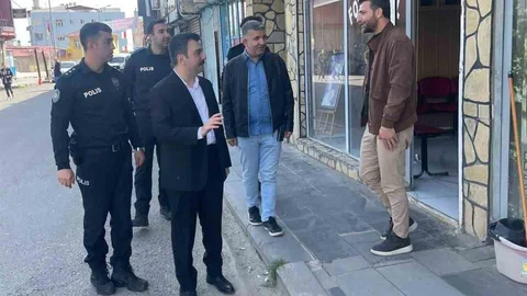 Diyarbakır'da Kaymakam Atış Esnafla Buluştu