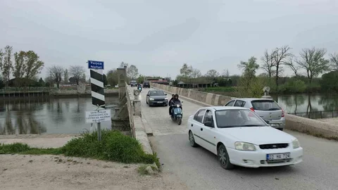 Edirne'de Tarihi Köprülerde Trafik Düzenlemesi