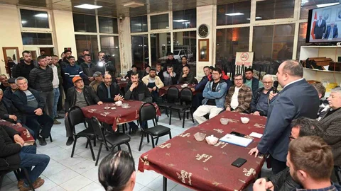 Başkan Hamamcı Mahalle Ziyaretlerine Devam Ediyor