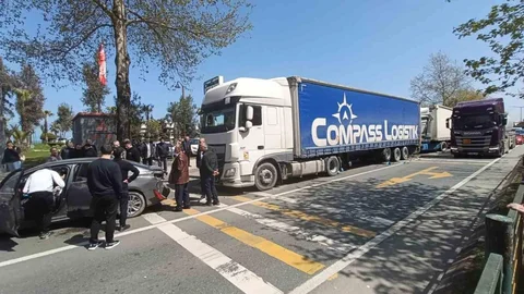 Trabzon'da Zincirleme Trafik Kazası
