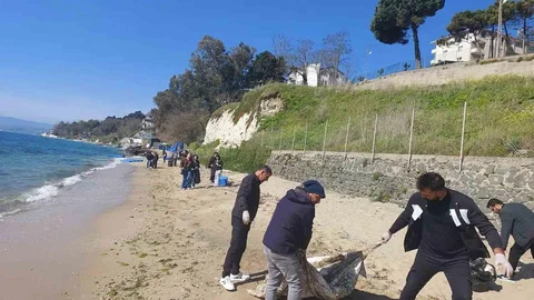 Sinop'ta Sahil Temizliği Etkinliği