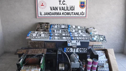 Van’da Sahte Plaka Operasyonu Yapıldı