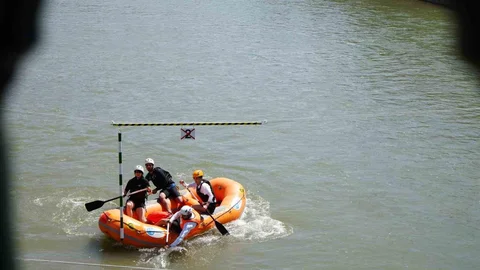 Bayburt'ta Rafting Şampiyonası Heyecanı