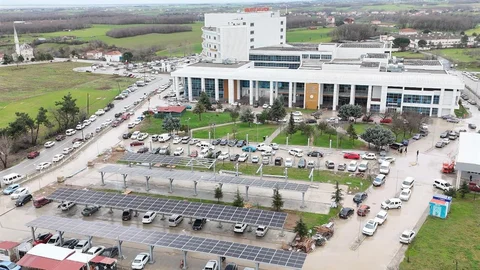 Bafra Devlet Hastanesi Güneşten Enerji Üretiyor
