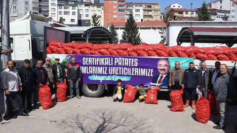 Ordu’da 45 Ton Tohumluk Patates Dağıtıldı