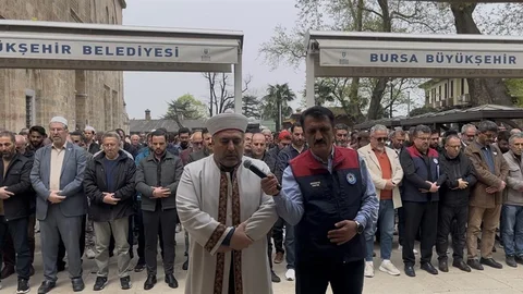 Bursa'da Gıyabi Cenaze Namazı Kılındı
