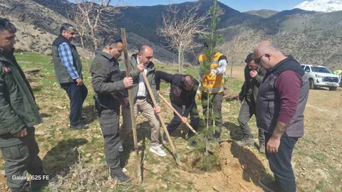 Sason'da Fidan Dikimi Etkinliği