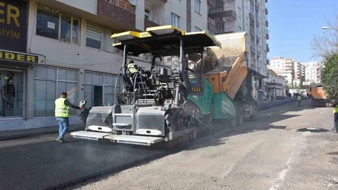 Siirt’te Asfalt Çalışmaları Devam Ediyor