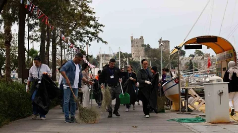 Bodrum'da Temizlik Seferberliği Devam Ediyor