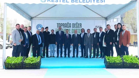 Kestel'de Ahududu Fidanı Desteği