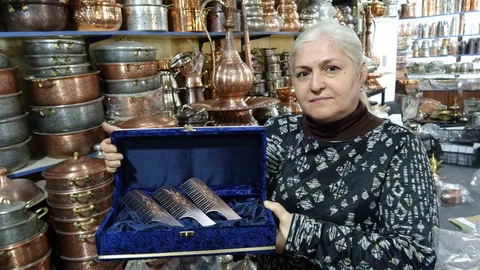 Yeni trend ürün bakır taraklara büyük ilgi