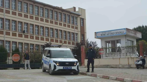 Ayvalık'ta Okul Güvenliği Artırıldı