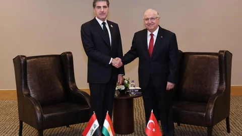 Güler ve Barzani Görüştü
