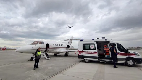 Van'da Bebek İçin Ambulans Uçak Gönderildi