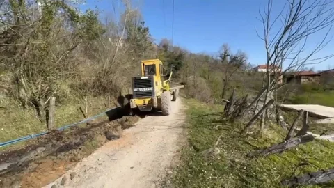 Sinop'ta Kırsal Yol Bakım Çalışmaları
