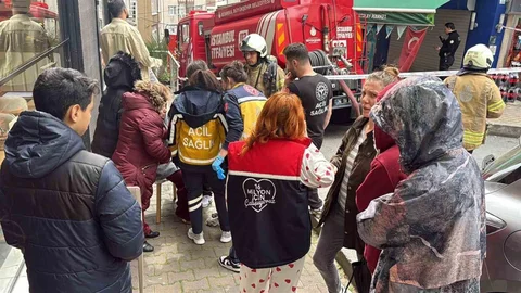 Şişli'de Baca Yangını Paniğe Neden Oldu