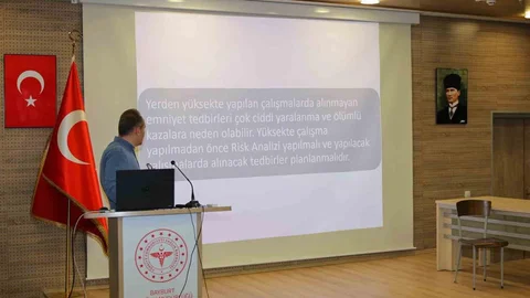 Bayburt'ta İş Sağlığı Eğitimi Verildi