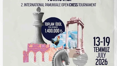 Denizli'de Uluslararası Satranç Turnuvası