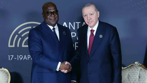 Cumhurbaşkanı Erdoğan Kongo ile Görüştü