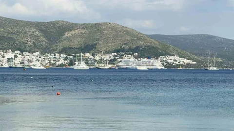 Bodrum'da Kruvaziyer Gemisi Hareketliliği
