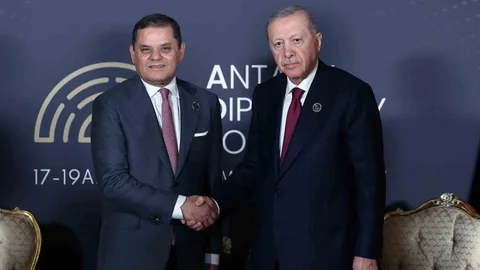 Cumhurbaşkanı Erdoğan Libya Başbakanı ile Görüştü