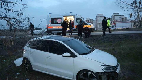 Nevşehir'de Alkollü Sürücü Kaza Yaptı