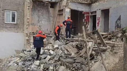 Gaziantep'te Bina Çökmesi Olayı