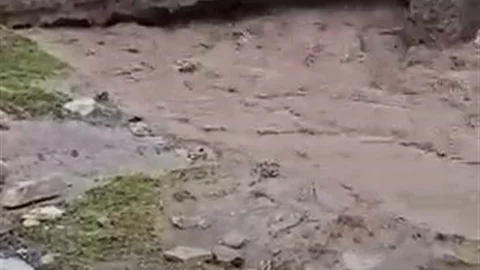 Siirt'te Sel Felaketi Tehlikesi Atlattı