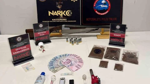 Kastamonu'da Uyuşturucu Operasyonları Yapıldı