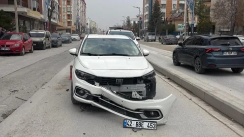 Karapınar'da Trafik Kazası Gerçekleşti