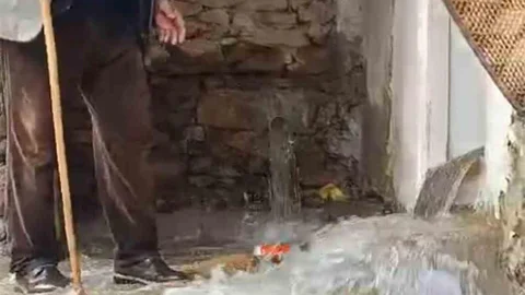 Bahçesaray'da Kar ve Sel Olayı