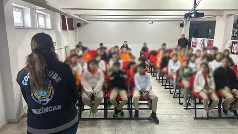 Erzincan'da Öğrencilere Güvenlik Eğitimi