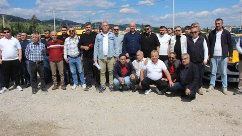 Aydın'da Taksiciler Kontak Kapatma Eylemi