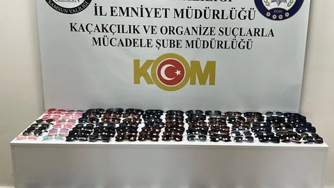 Tekkeköy'de Kaçak Gözlük Operasyonu Yapıldı