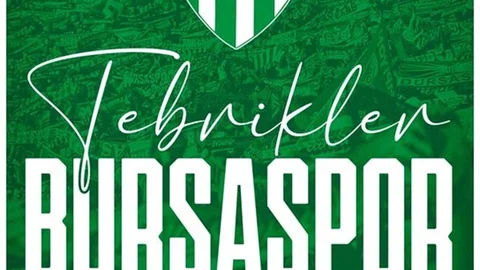 Cumhurbaşkanı Erdoğan'dan Bursaspor'a Tebrik Mesajı