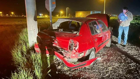 İki Otomobil Çarpıştı, İki Yaralı