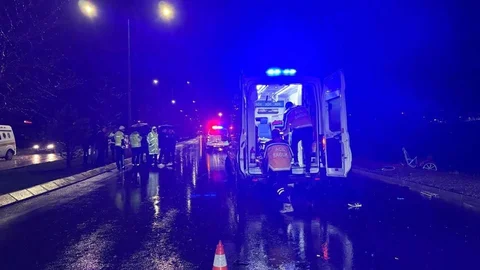 Erzincan'da Bisiklet Kazası