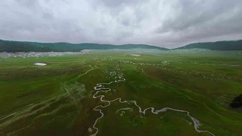 Benli Yaylası'ndaki Menderesler Havadisinde Görüntülendi