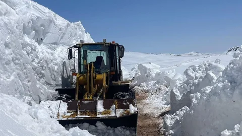 Erzurum'da Karla Mücadele Çalışmaları