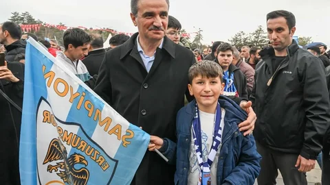 Erzurum'da Şampiyonluk Coşkusu