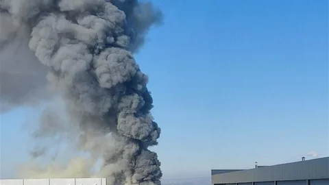 Ankara'da Fabrikada Yangın Çıktı