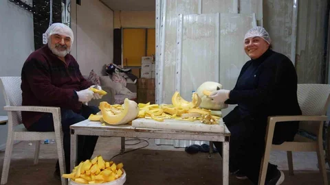 Hatay'da Kabak Tatlısı Geleneği Yaşatılıyor