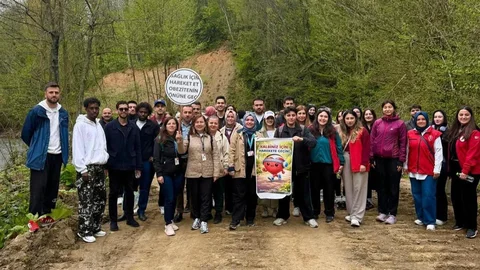 Düzce'de Sağlık Farkındalığı Yürüyüşü