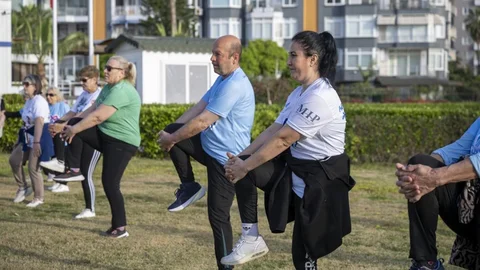 Mersin'de Sabah Sporu Etkinlikleri Yoğun İlgi Görüyor