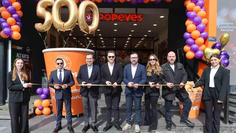 Popeyes İstanbul'da 500. Restoranını Açtı