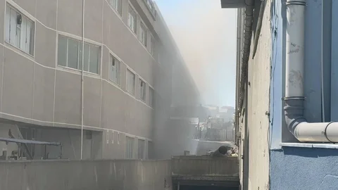 Esenyurt'ta Tekstil Fabrikası Yangını